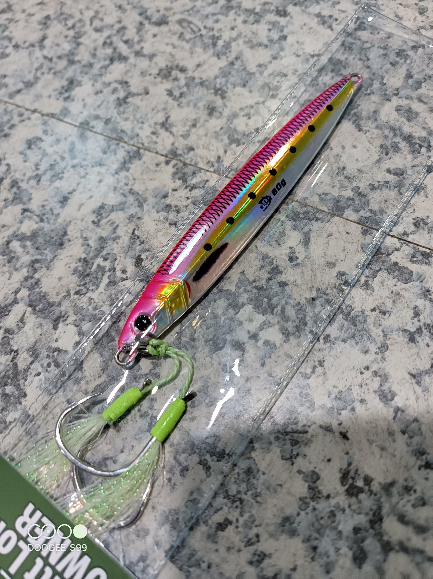 Pink Pilly Jig Blade 80g
